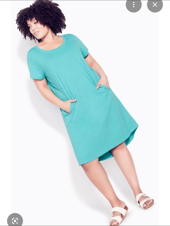 Zim & Zoe Dresses & Skirts - Turquoise T-Shirt Dress